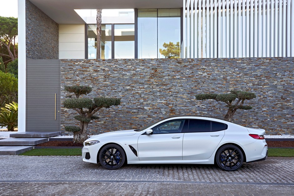 BMW serii 8 Gran Coupé jest lżejsze niż można by sądzić po jego wyglądzie
