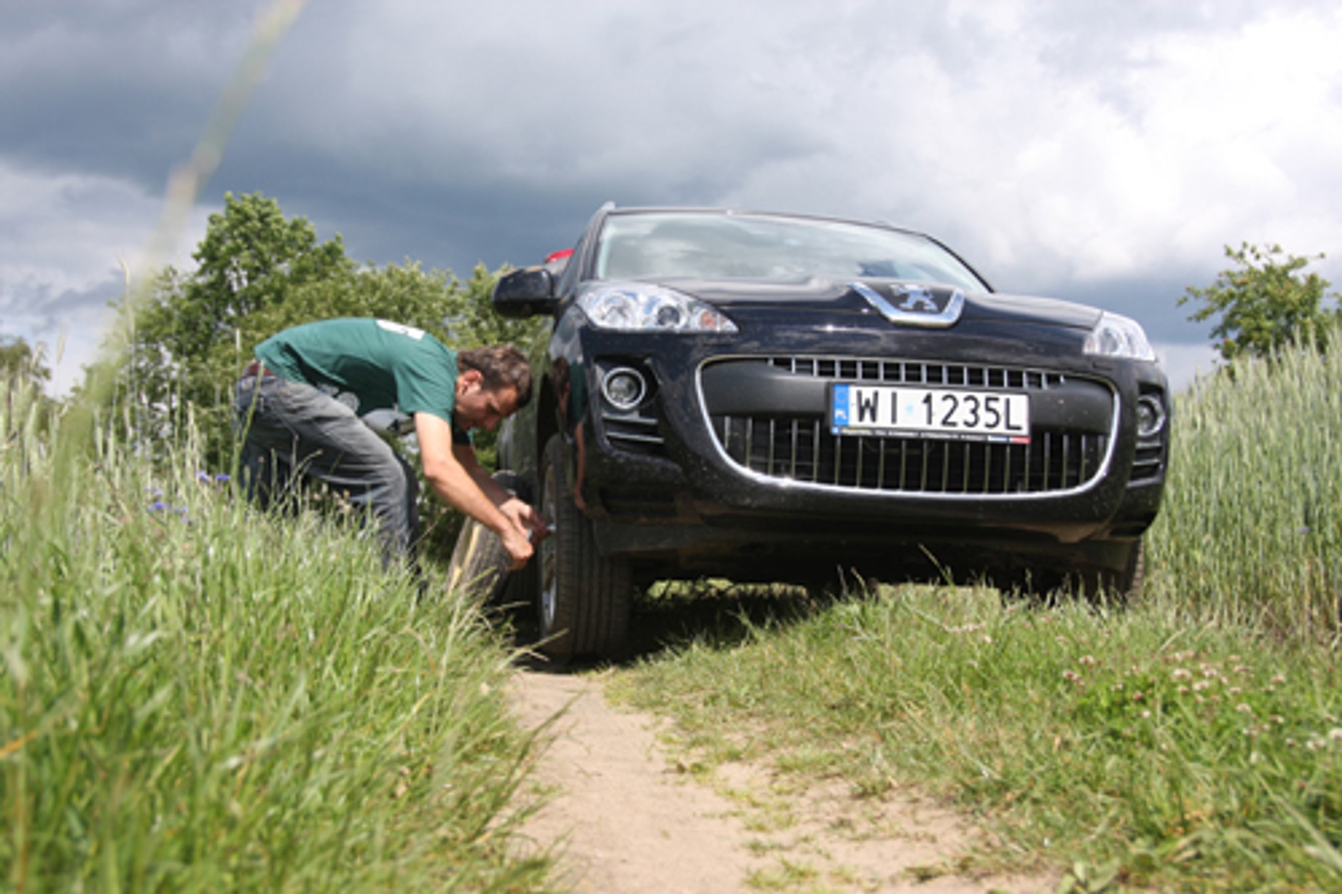 Peugeotem 4007 po kaszubach - Czyli Spieszyć się powoli
