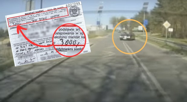 Kierowca Mercedesa zrobił show na drodze. Właściciel nie ujawnił policjantom prowadzącego