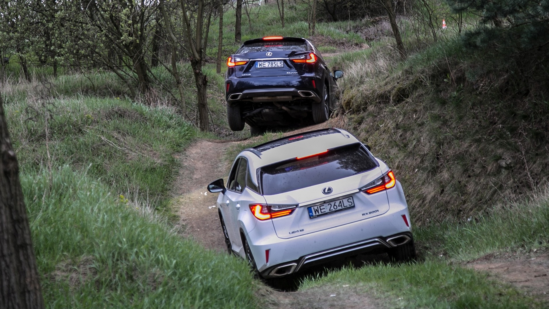 Lexus RX 200t na próbie off-roadowej