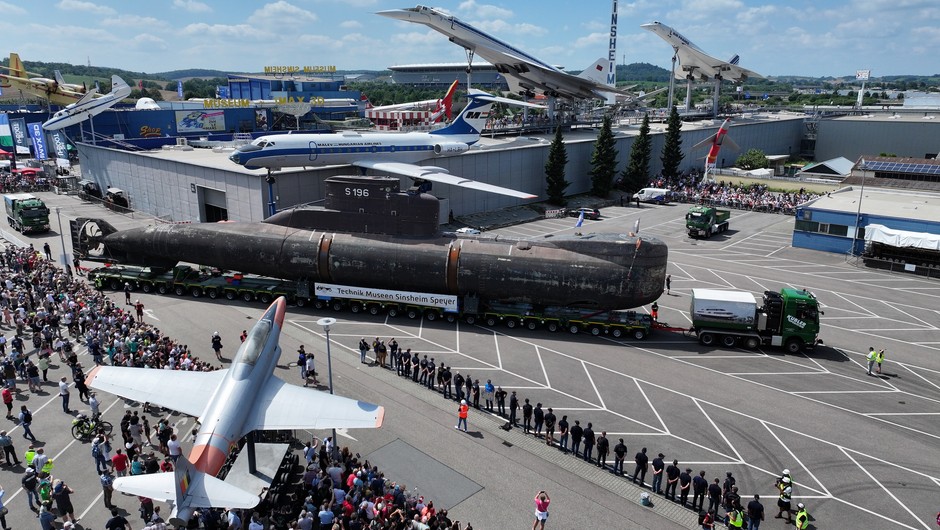 U-Boot dotarł do Muzeum Techniki w Sinsheim