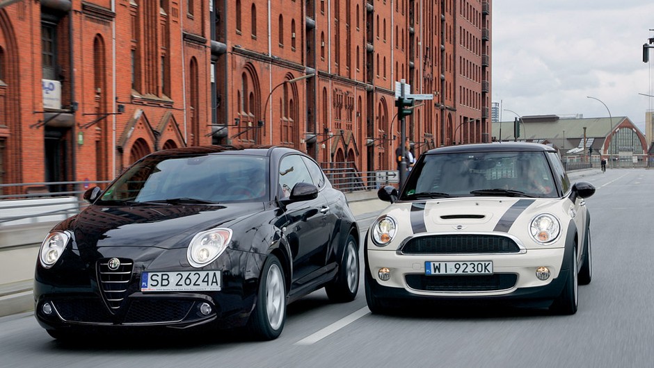 Alfa Romeo MiTo kontra Mini Cooper S: małe, drogie, a cieszą! - zdjęcia
