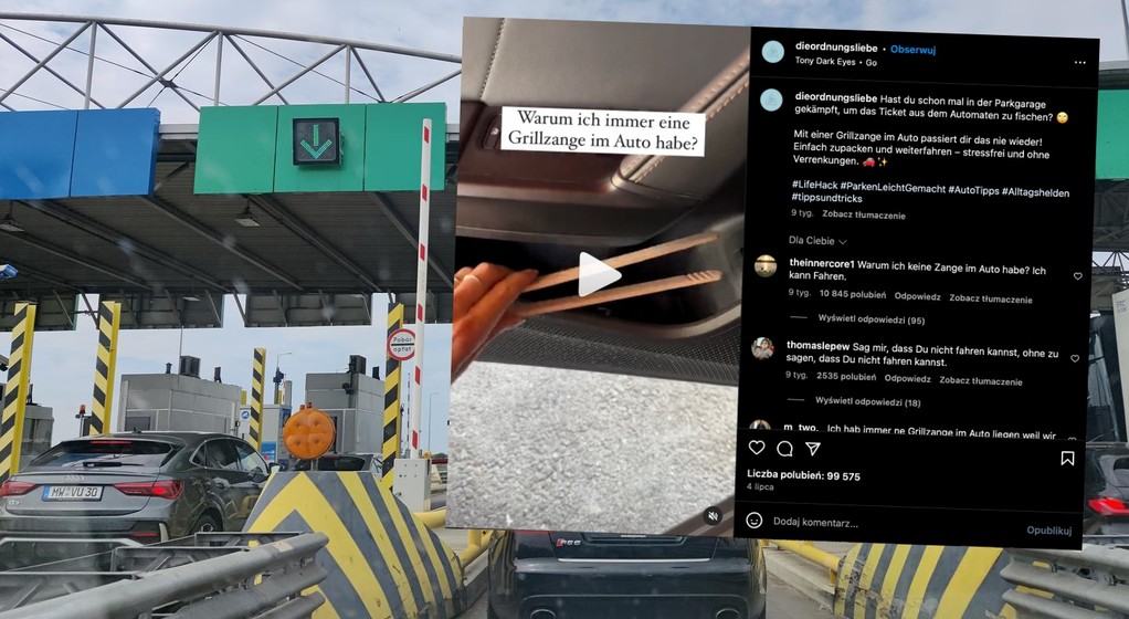 Szczypce do grilla mogą okazać się pomocne np. przy bramkach autostradowych