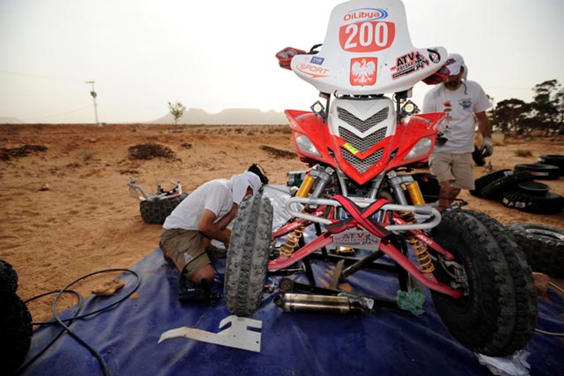 Rajd Tunezji 2010: Rafał Sonik – pierwszy quadowiec wśród motocyklistów (4. etap)