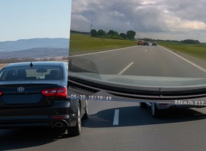 Kierowca Dacii zastosował manewr "na amerykańskiego  policjanta"