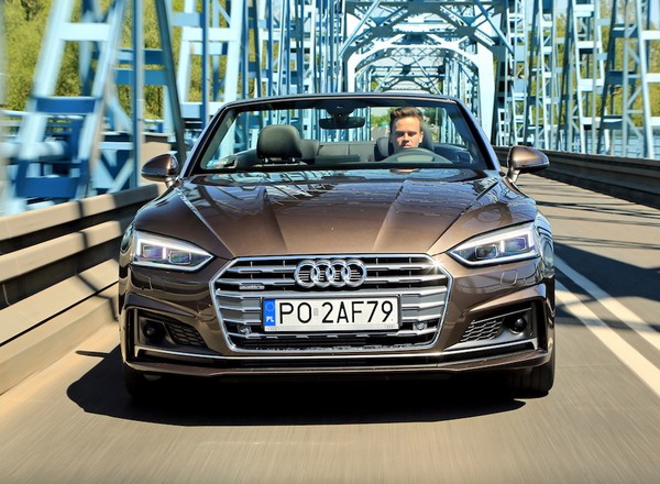 Audi A5 cabrio 2.0 TFSI quattro - perfekcyjnie rozwiewa czuprynę