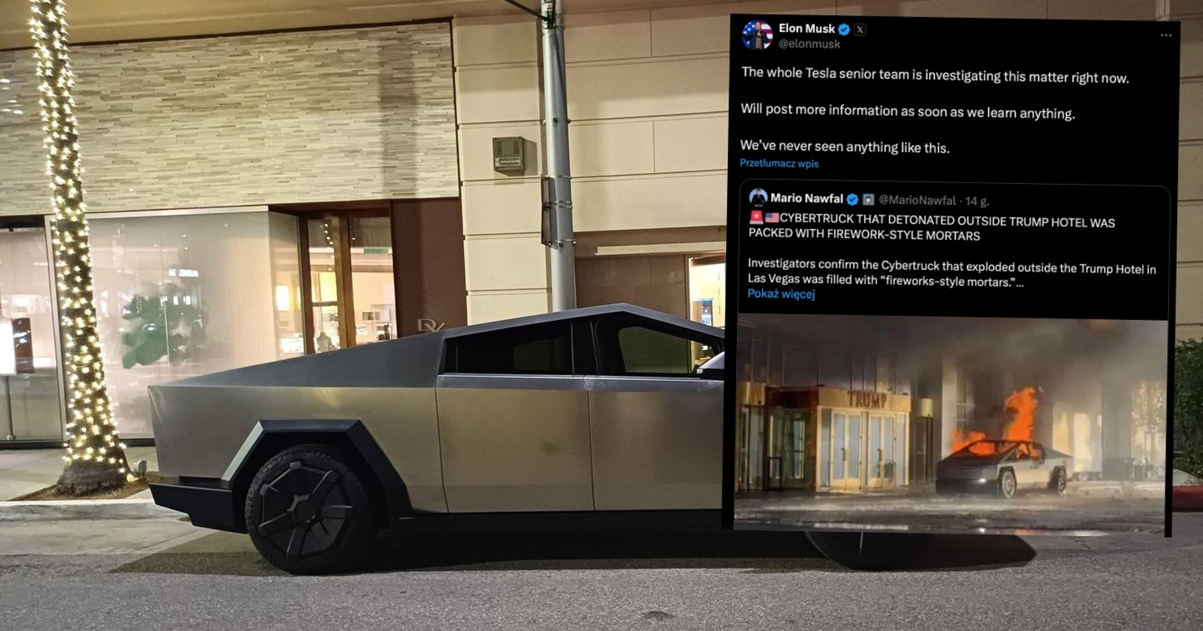 Tesla Cybertruck (zdj. ilustracyjne)