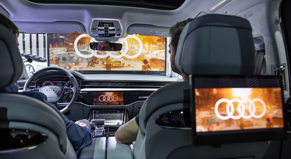 Kino samochodowe Audi Immersive In-Car Entertainment