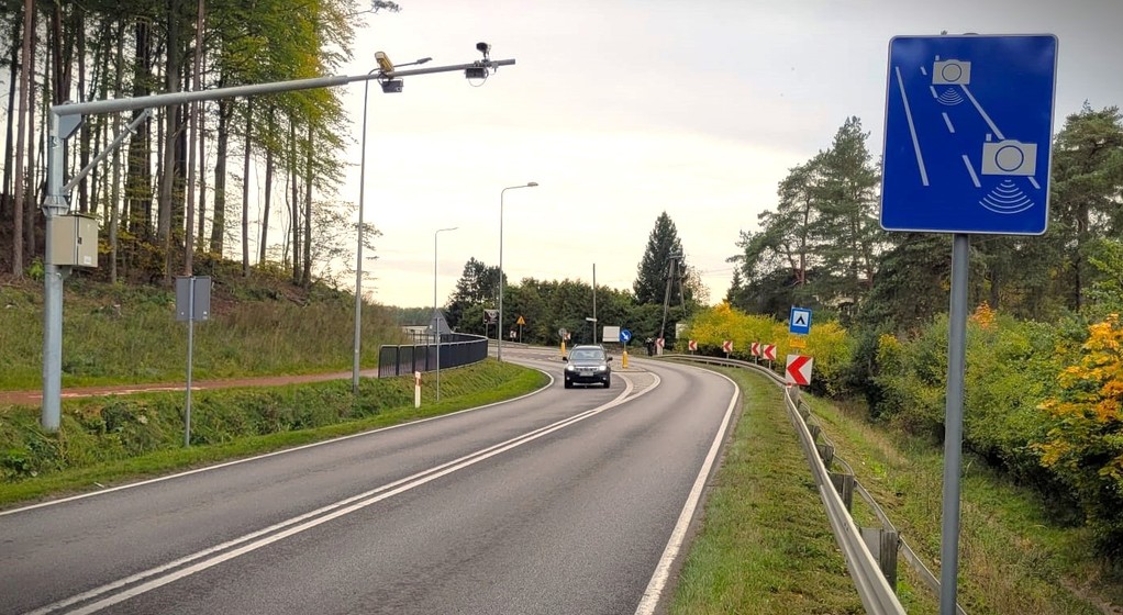 Odcinkowy pomiar prędkości w Borowie na DW 211