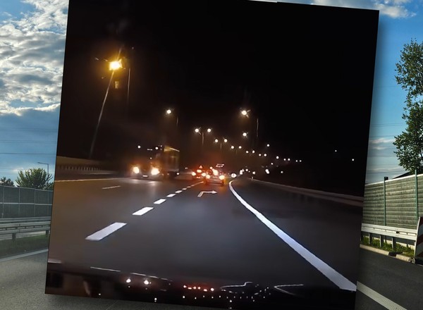 Przerażająca sytuacja na S1. Dwie ciężarówki jechały pod prąd [WIDEO]