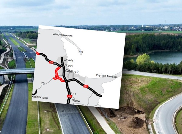 Czas na przebudowę Obwodnicy Trójmiasta. GDDKiA ma środki. I całą masę informacji o S6, A1 i S7