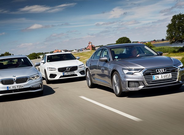 Audi A6 kontra Volvo S90 i BMW serii 5 - pojedynek na szczycie