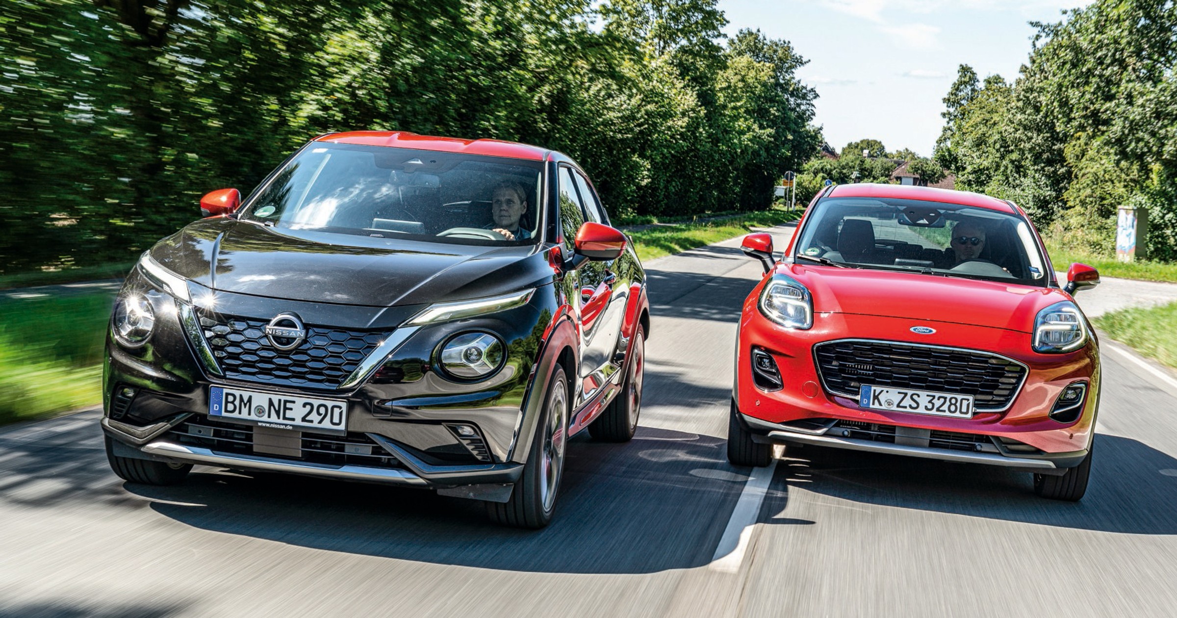 Ford Puma i Nissan Juke - porównanie