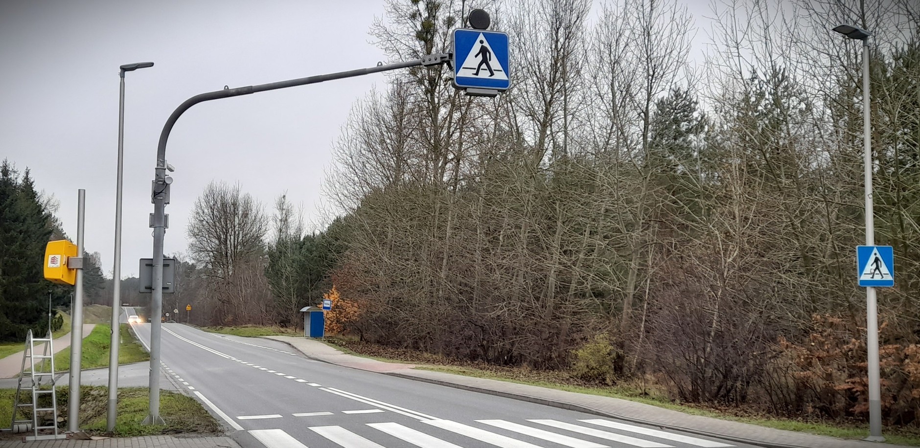 Fotoradar w m. Ostrowiec (woj. zachodniopomorskie) na DK22