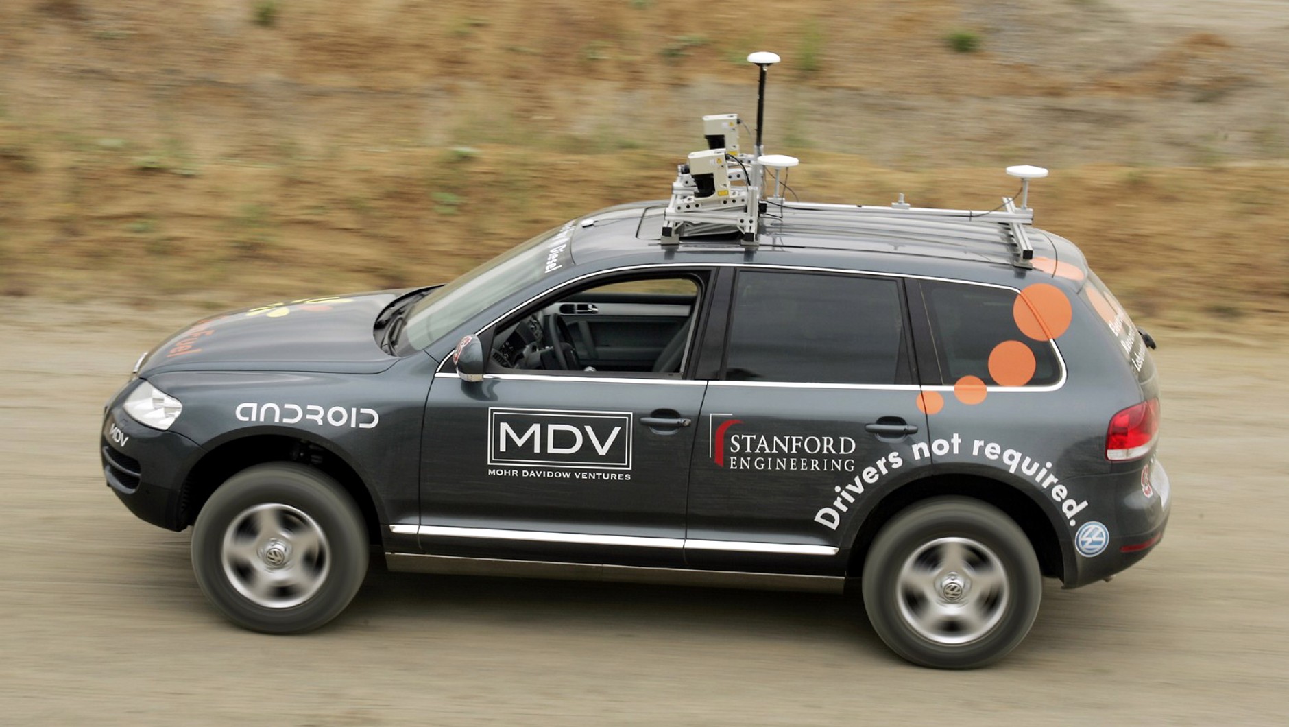 Wyscig DARPA Volkswagen Stanley