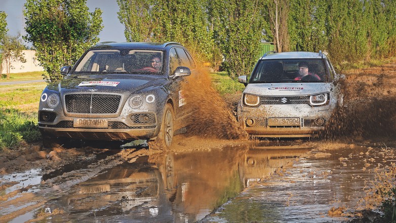 Pojedynek przeciwności: Bentley Bentayga kontra Suzuki Ignis