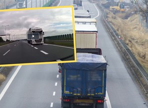 Kolejny. Wjechał ciężarówką pod prąd na ekspresówkę. Grozi za to najwyższy mandat