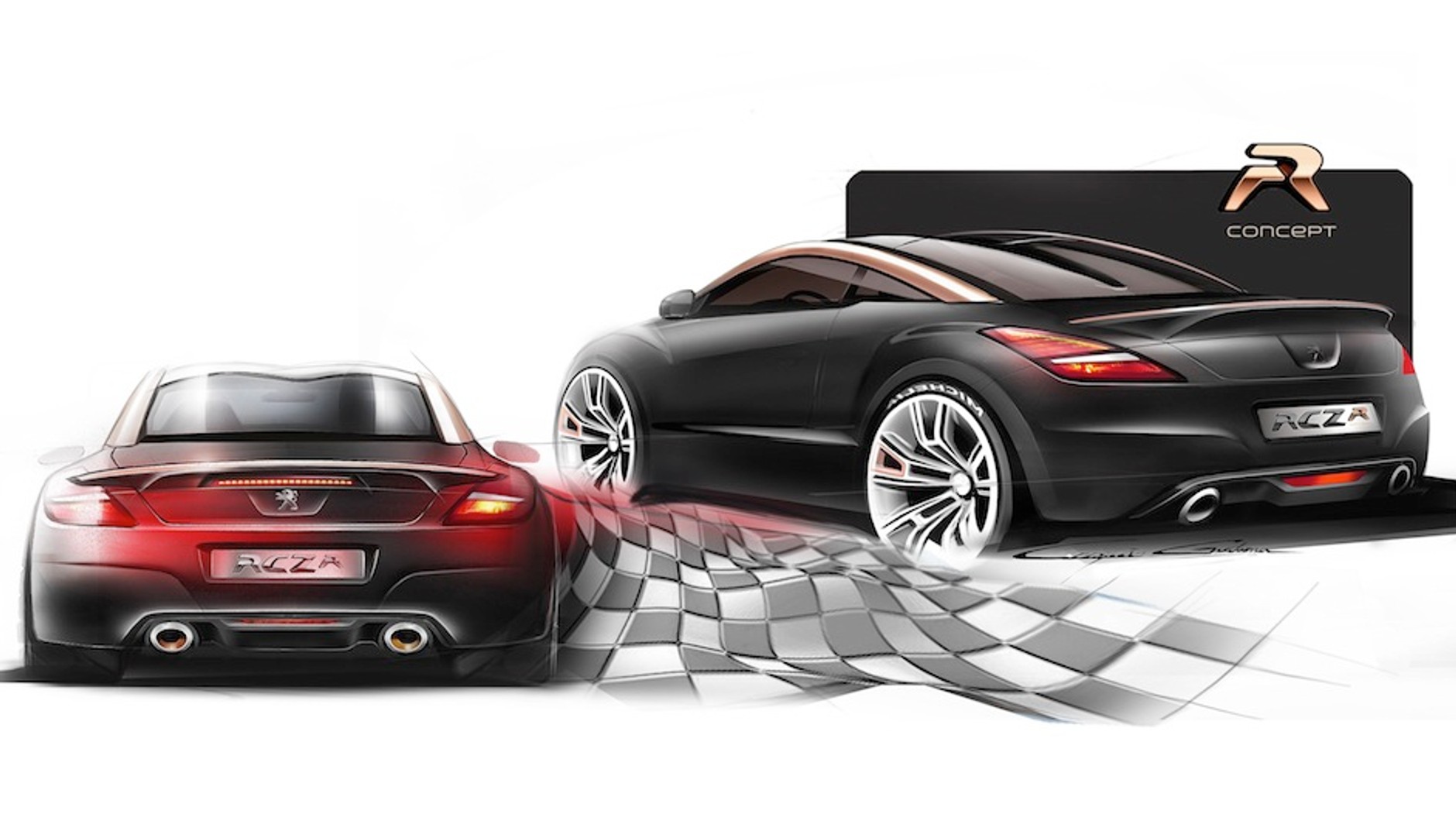 Peugeot RCZ R w Goodwood