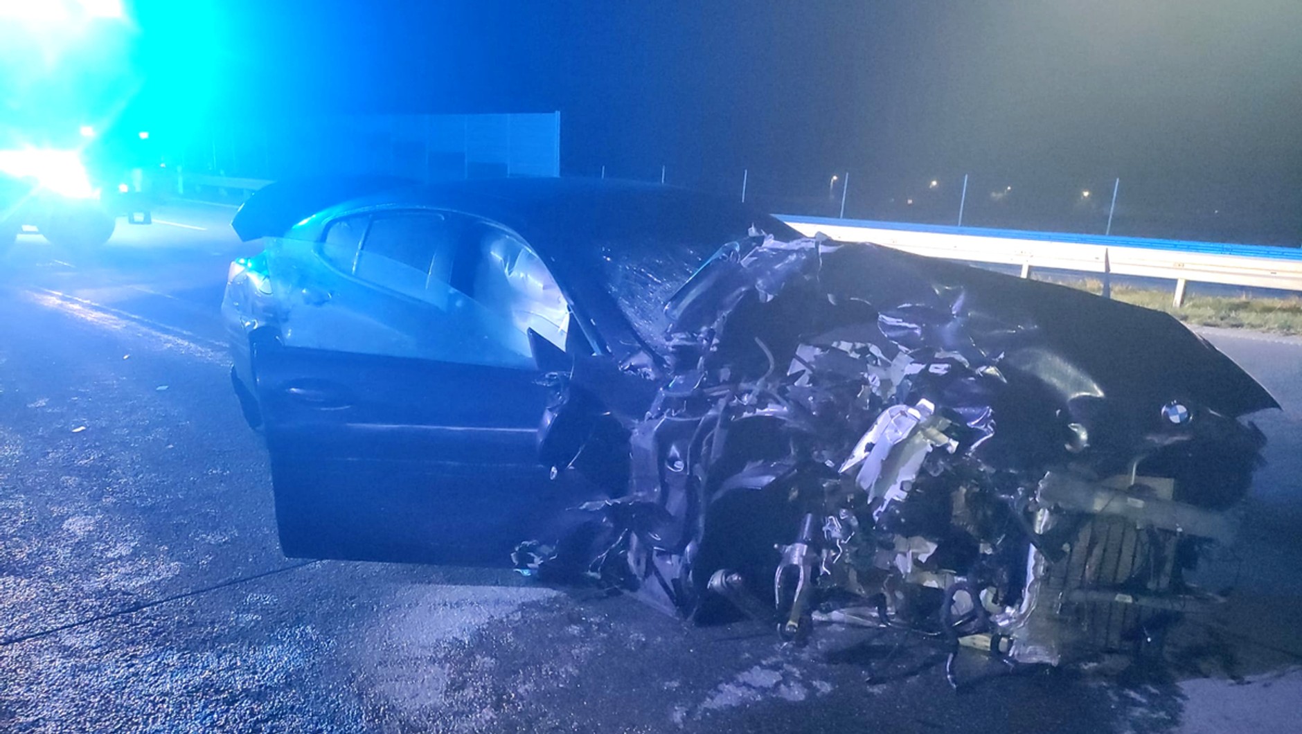 BMW sprawcy po tragicznym wypadku na autostradzie A1