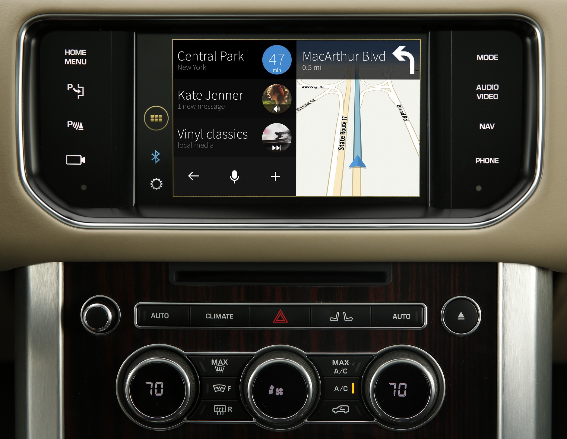 System nawigacyjny w brytyjskiej marce