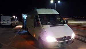 ITD zatrzymała auto dostawcze. Gołym okiem było widać, że coś jest nie tak