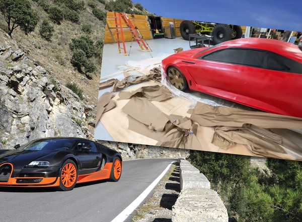 Kupił Bugatti Veyrona z Temu. Do domu przyszedł gigantyczny przycisk do papieru