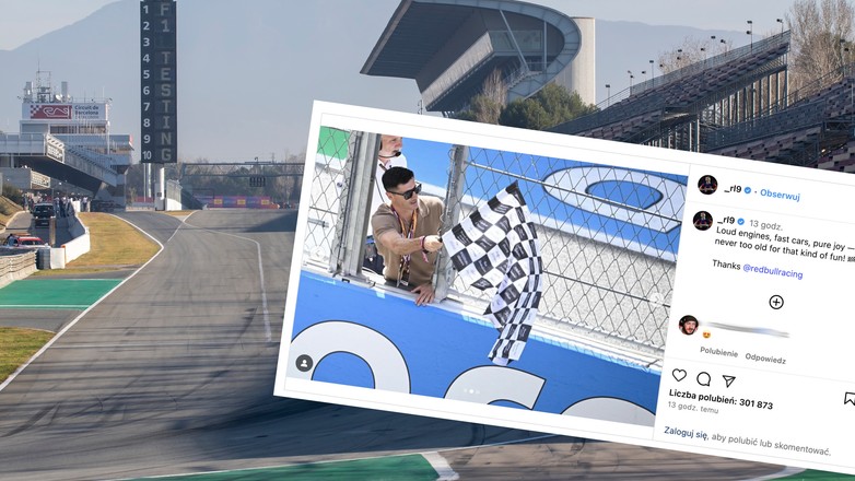 Robert Lewandowski na GP Hiszpanii