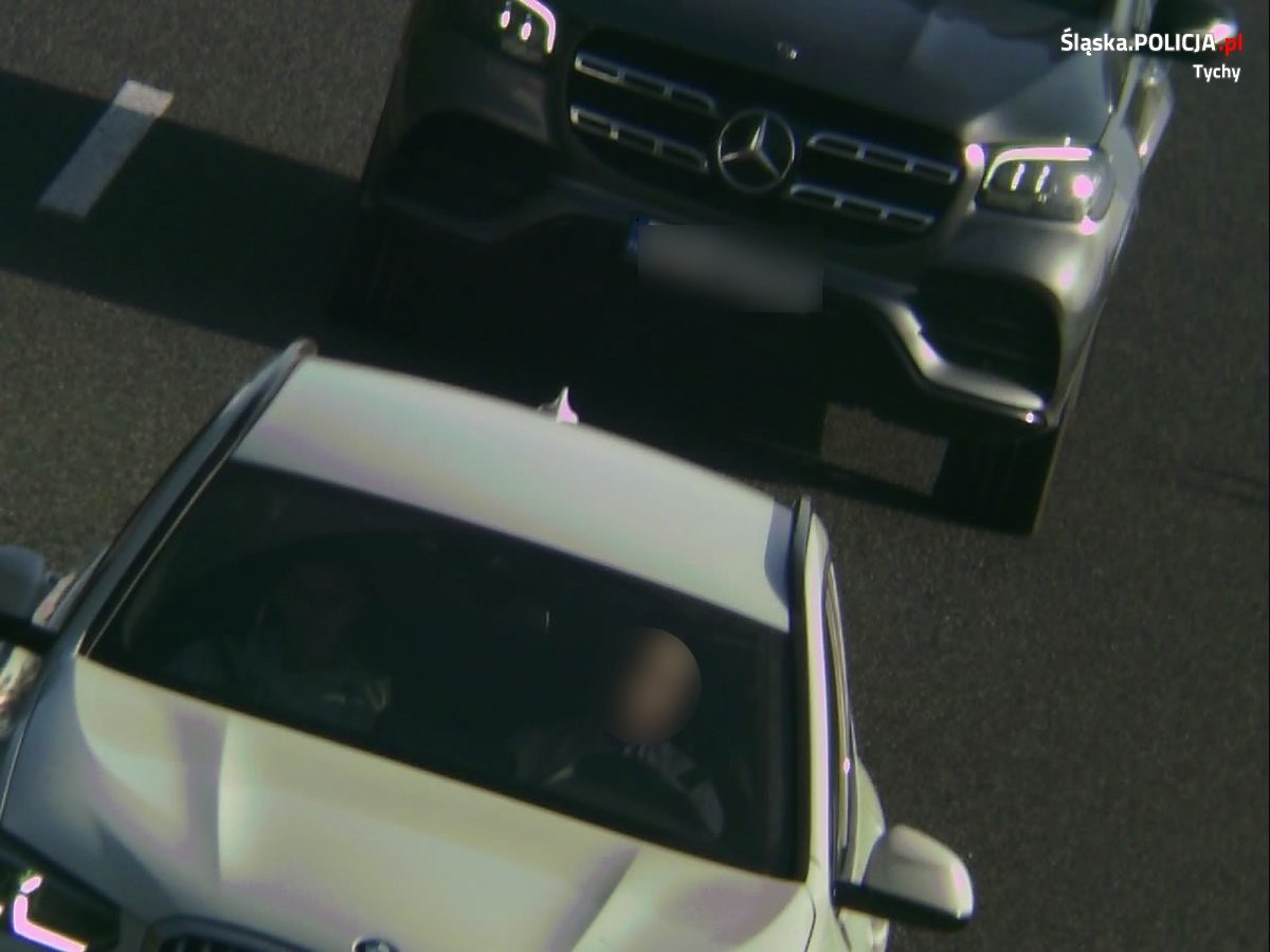 Policja kontrolowała odstępy pomiędzy pojazdami