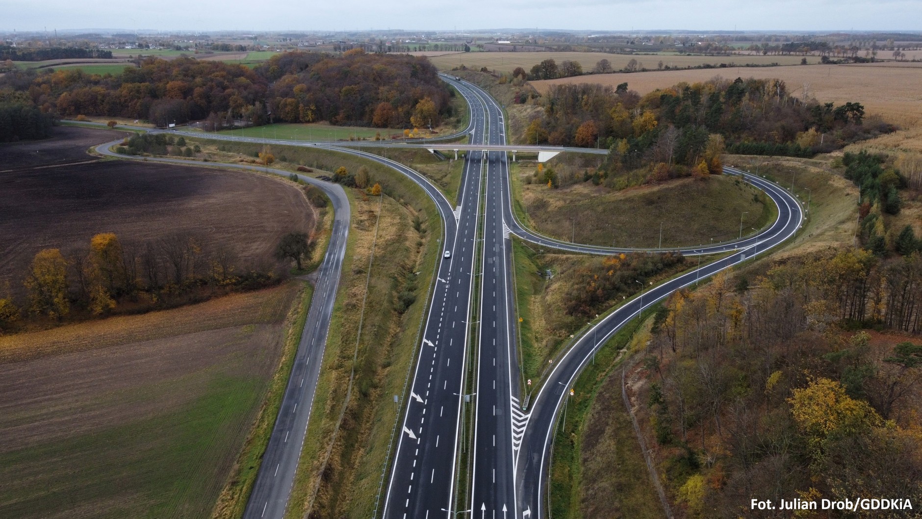 Droga S10 koło Bydgoszczy 