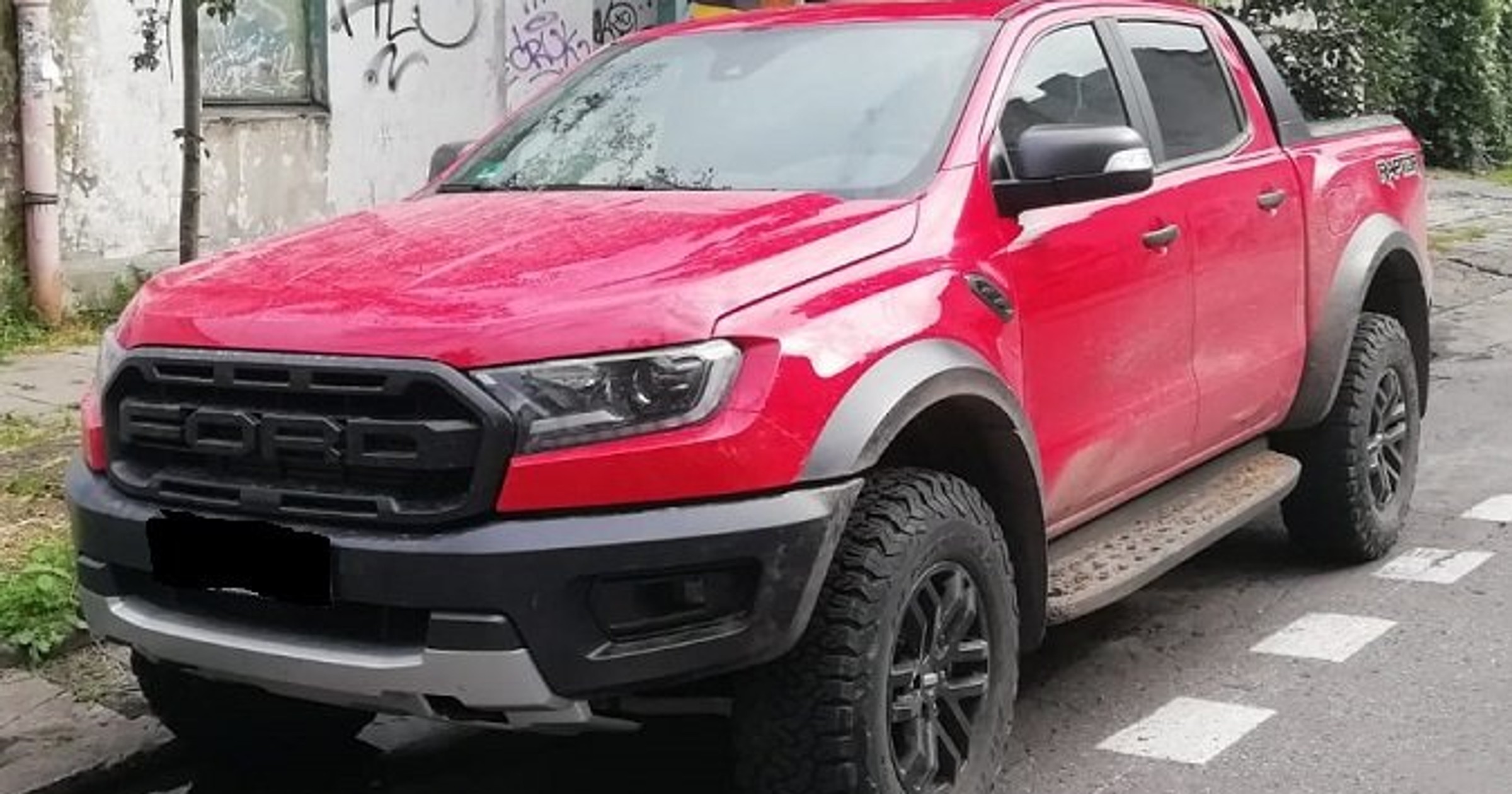 Ford Ranger odzyskany w Łodzi