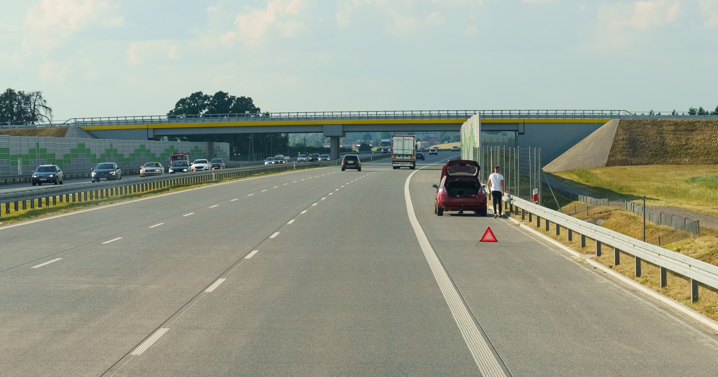 Awaria na drodze - zdj. ilustracyjne