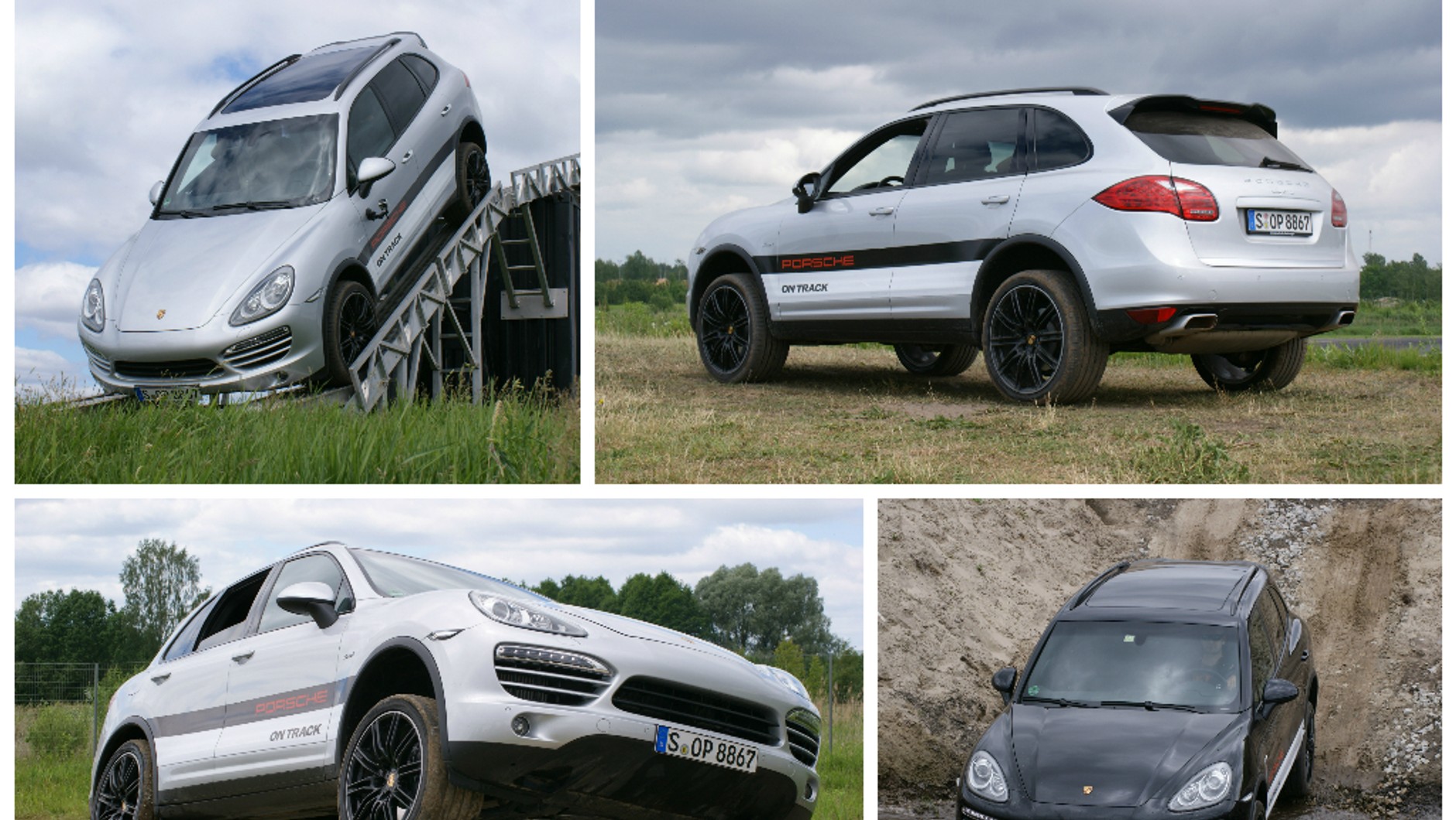 Porsche Cayenne w terenie