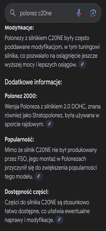 Co AI Google'a wie o Polonezie?