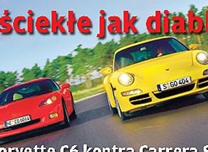 Chevrolet Corvette vs. Porshe Carrera 911 - Diabelsko wściekłe bolidy