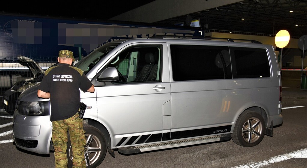 Funkcjonariusze Straży Granicznej podczas jednej z kontroli zatrzymali skradzionego w Hiszpanii Volkswagena