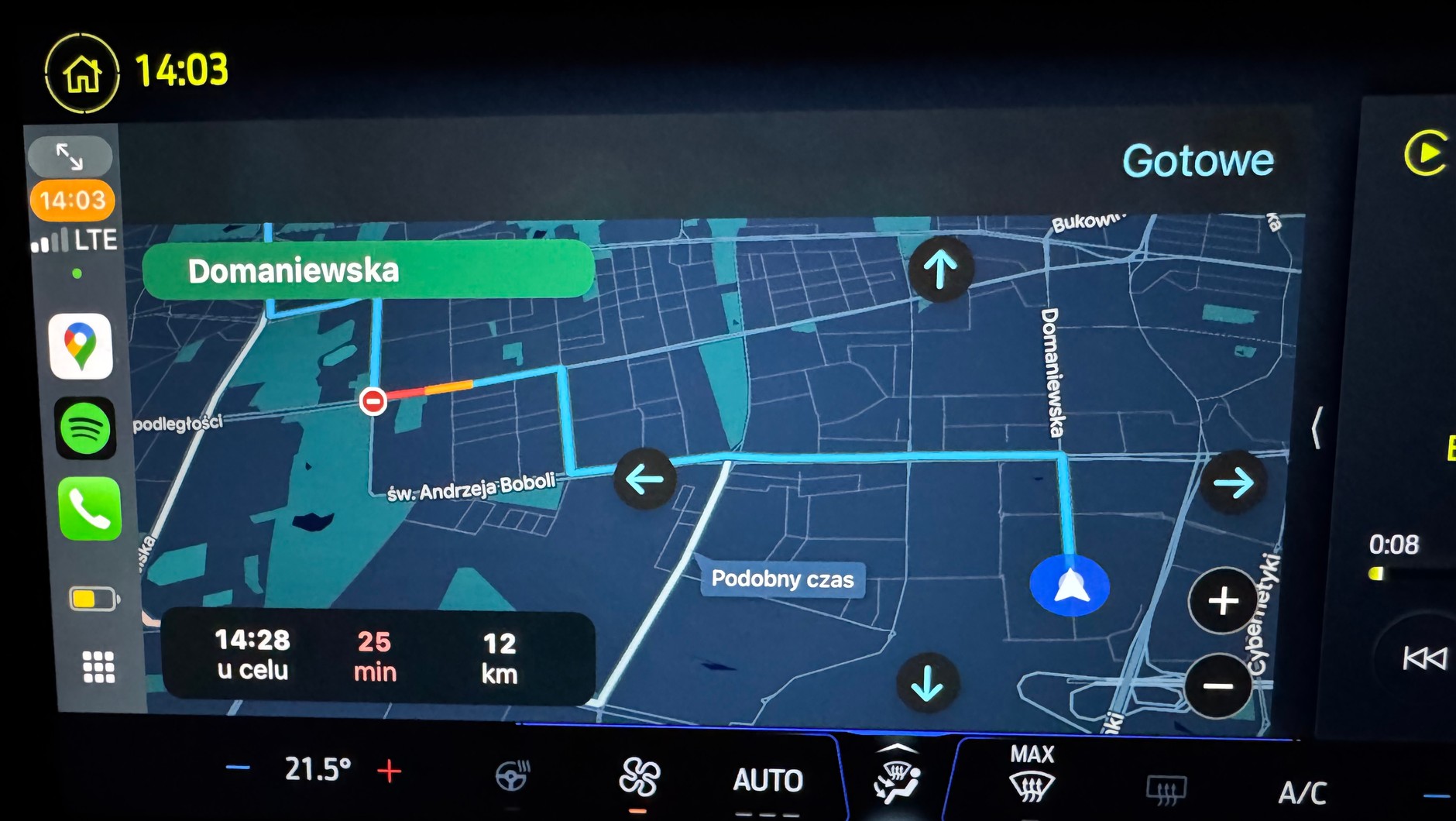 Nawigacja w Apple CarPlay
