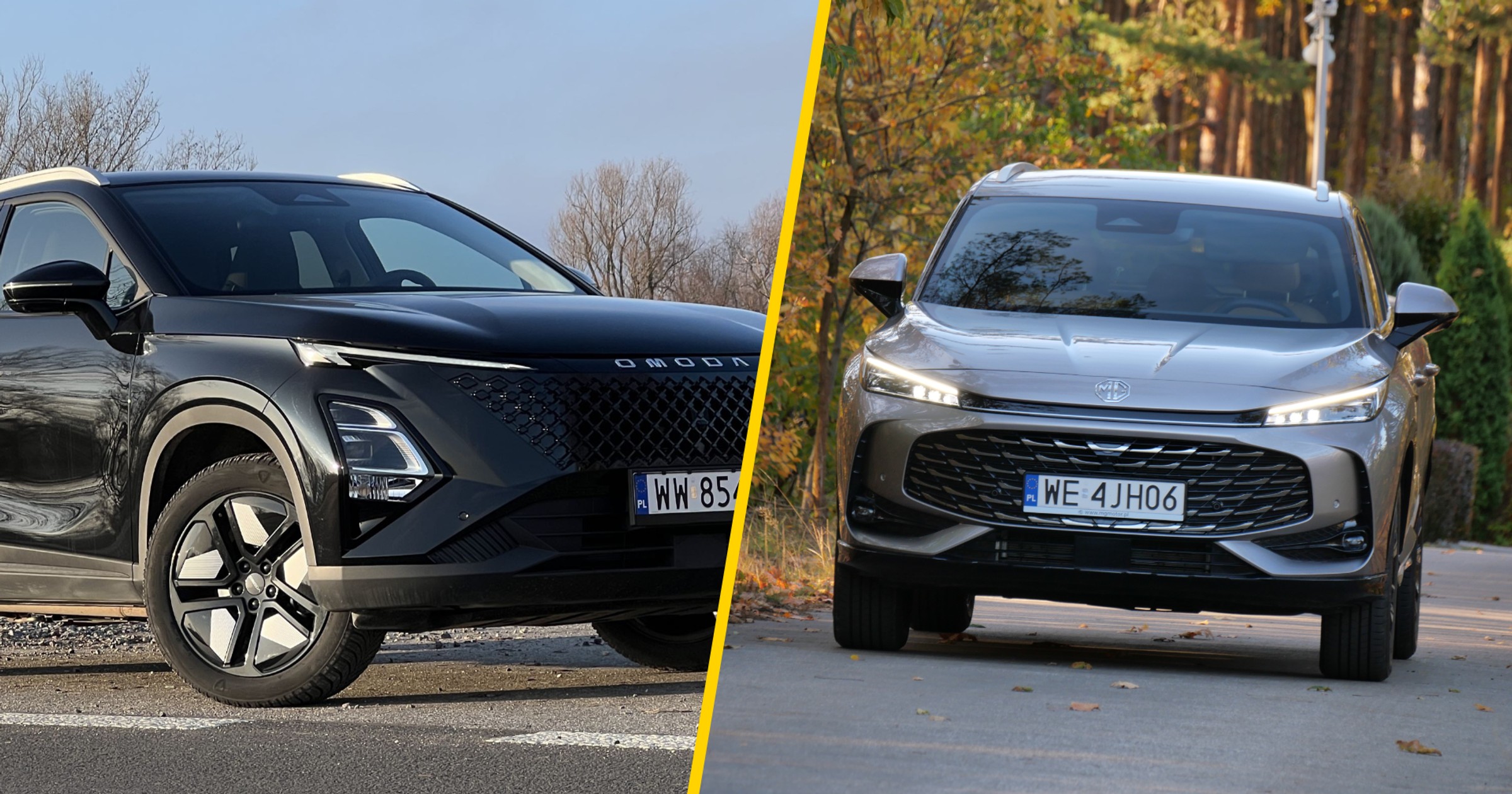 MG HS kontra Omoda 5