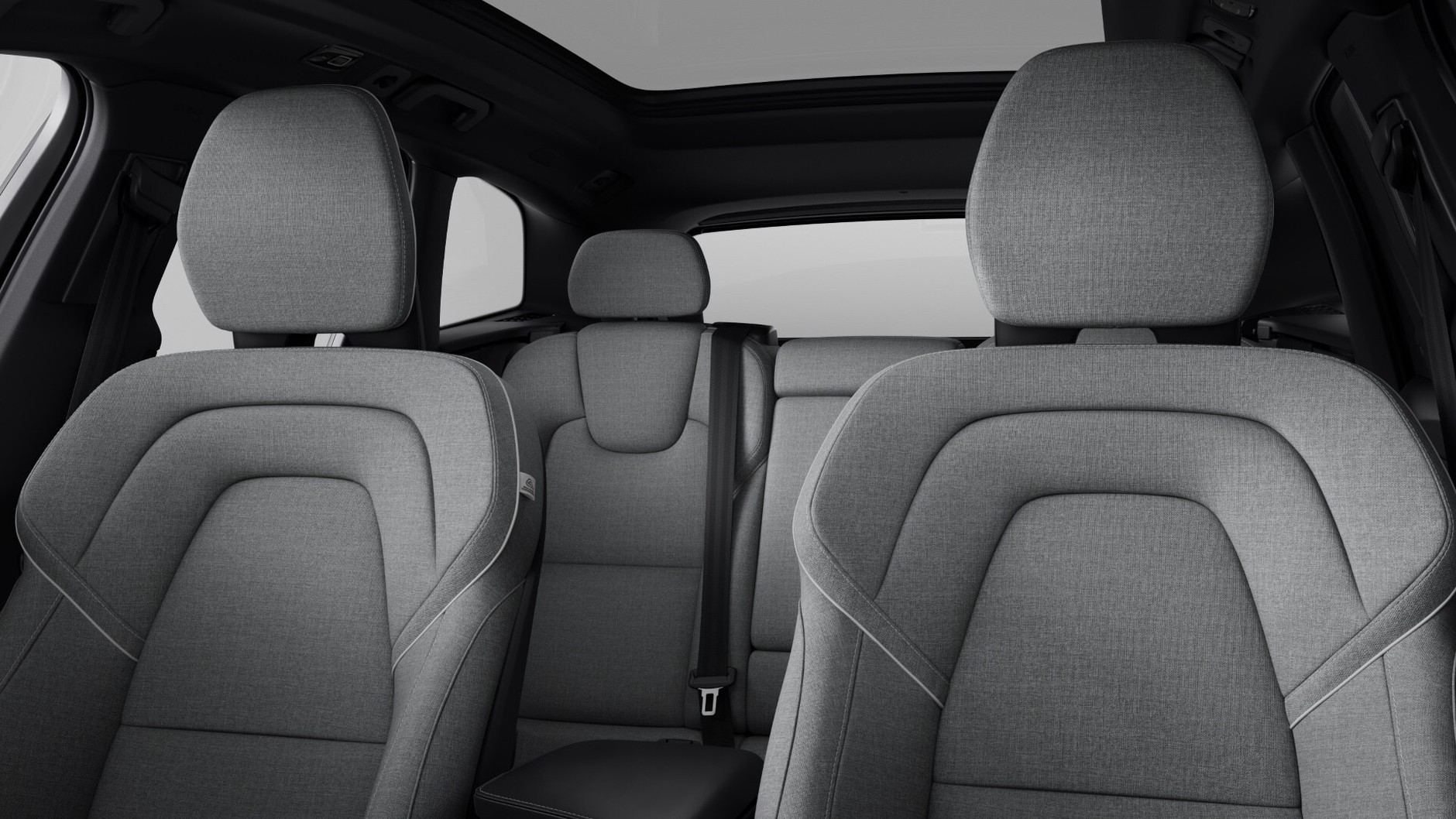 Volvo XC60 – tapicerka z mieszanki wełny w tonacji szarości Midnight Zinc