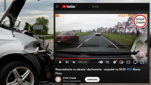 Wyprzedzał na zakazie i na łuku drogi. Tragiczny koniec [WIDEO]