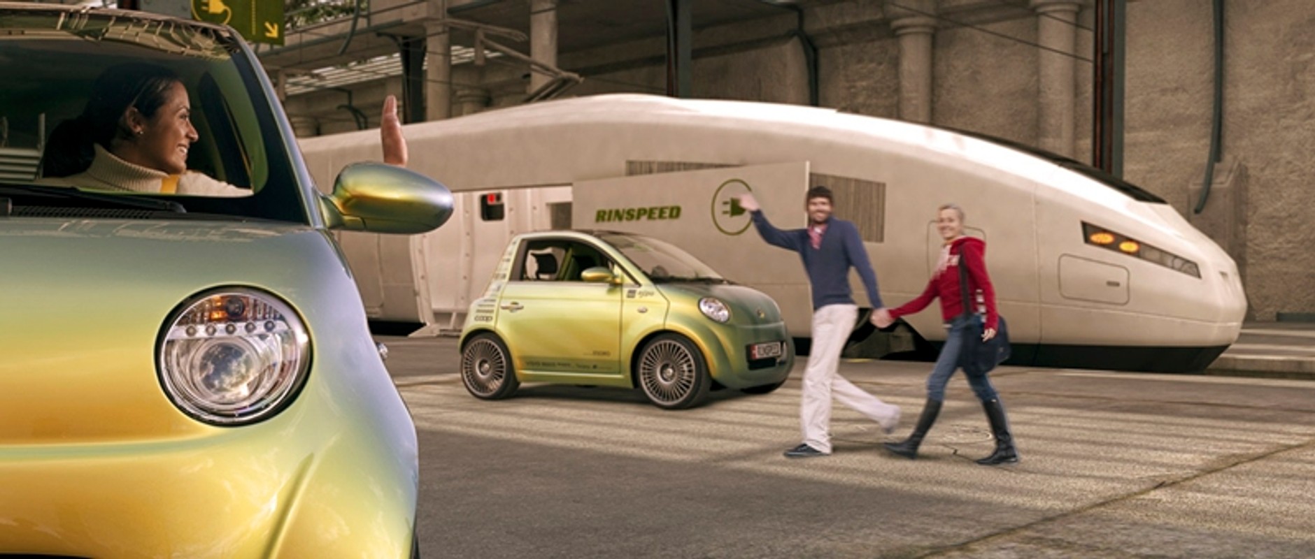 Rinspeed UC? – samochód do jazdy pociągiem