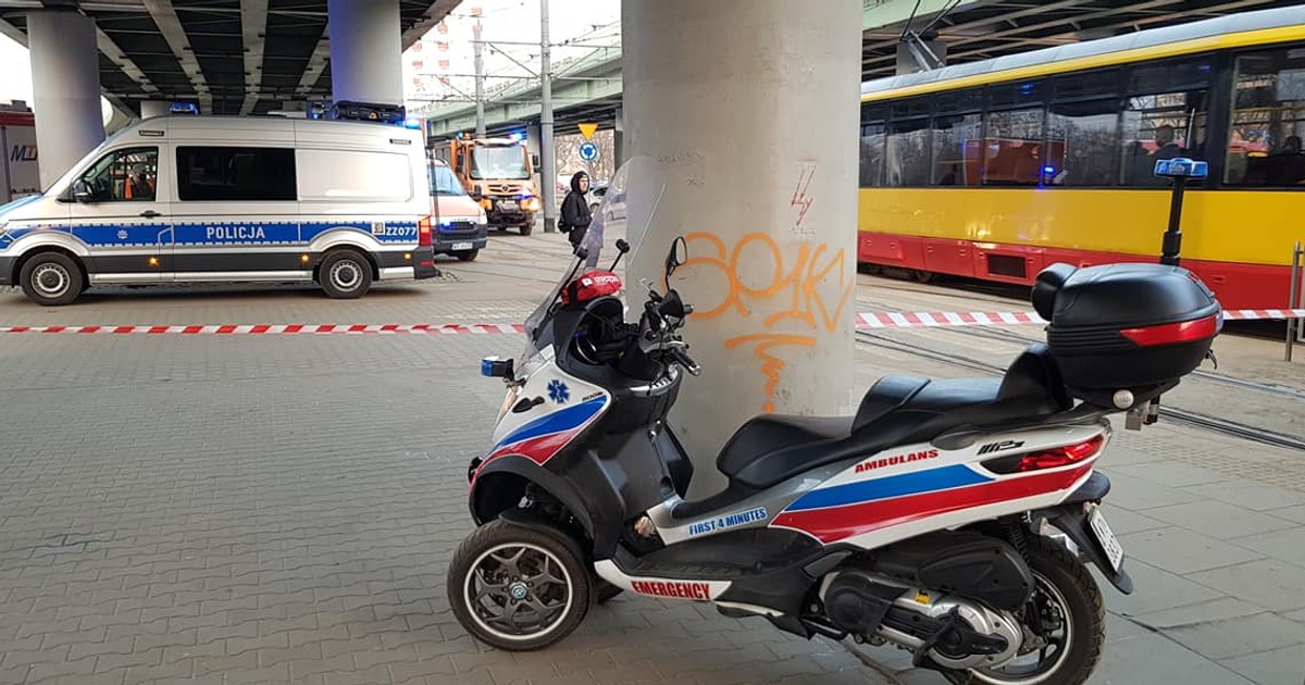 Motoambulans Marcina Borkowskiego w akcji