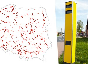 Wiemy, które fotoradary najczęściej zgłaszają kierowcy. Mapa nowych urządzeń w Polsce