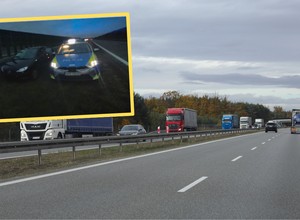 Jechał pod prąd autostradą A4. Wyjaśnił policji, dlaczego nie czuje się winny