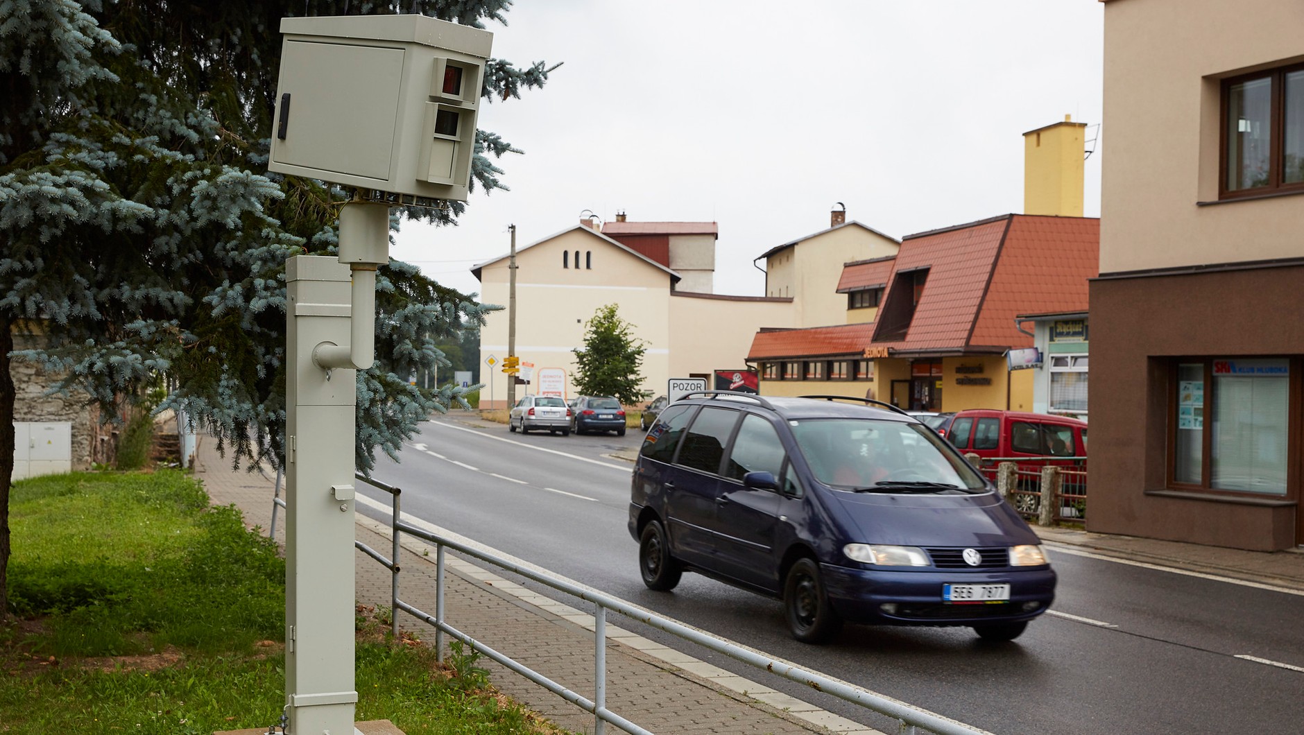Stary fotoradar w Czechach
