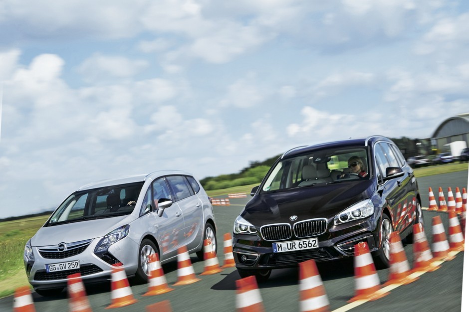 BMW 218d Gran Tourer i Opel Zafira Tourer 1.6 CDTI