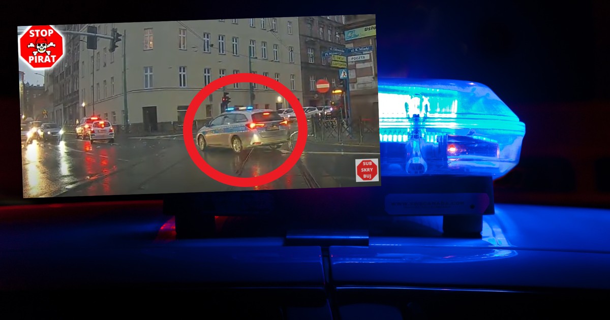 Policyjny pościg w Bytomiu (fot. screen: Youtube/STOP_PIRAT)