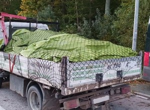 Siedmiokrotnie przekroczona ładowność. Inspektorzy ITD widzieli to z daleka