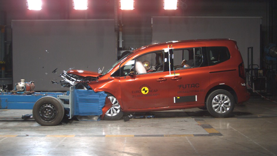 Renault Kangoo w teście zderzeniowym Euro NCAP (2021)
