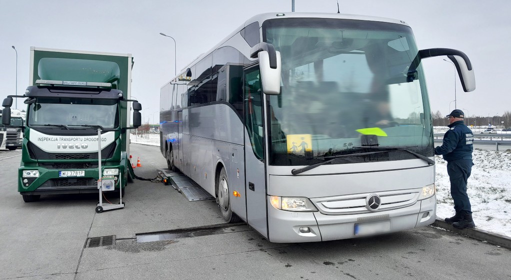 Kontrola ITD w ramach akcji "Bezpieczny autokar — Ferie 2025"