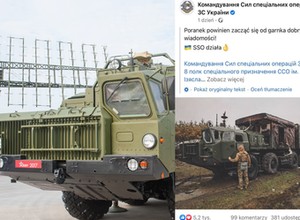 W Ukrainie zniszczono pojazd - kluczowy element systemu przeciwlotniczego